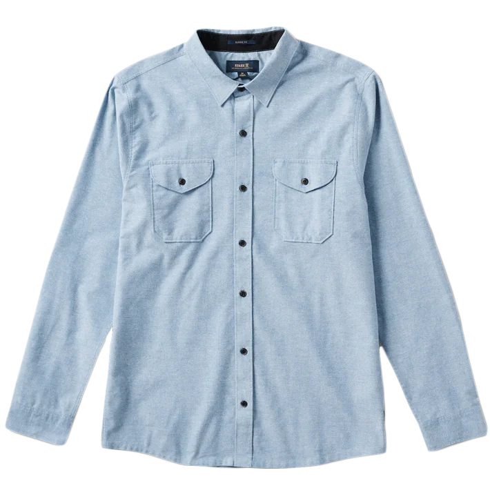 Men's Long - Line Oversized Casual Shirts in Dark Gray for a Relaxed and Modern LookMen's Well Worn Long Sleeve