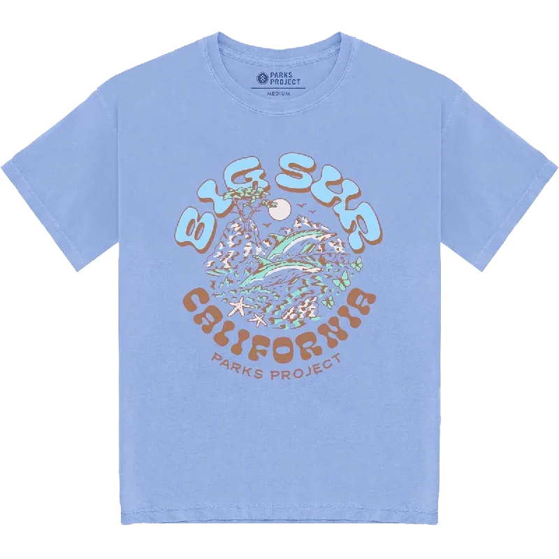 Men's Linen Blend Casual Shirts with Roll - Up Sleeves for a Summer Beach LookMen's Big Sur 90s Gift Shop Tee