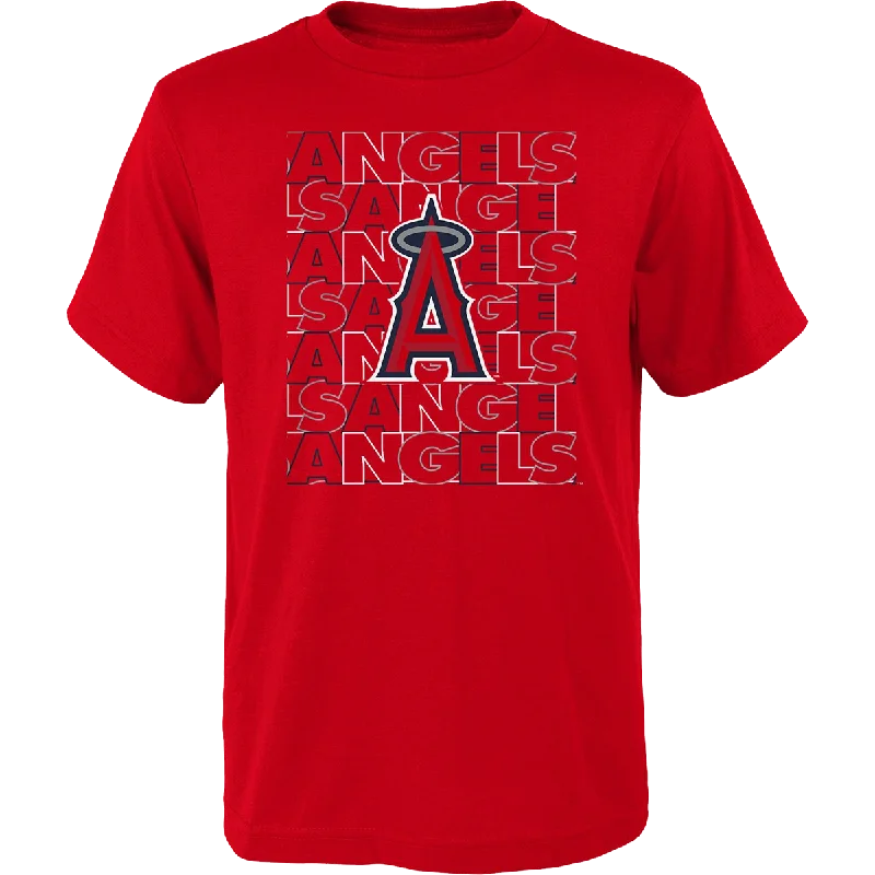 Men's Graphic - Printed Casual Shirts with Pop - Culture References for a Fun and Stylish LookYouth Angels Letterman Tee
