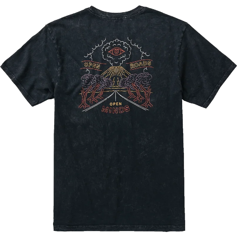 Men's Organic Cotton Casual Shirts with a Soft Handfeel for Everyday ComfortOpen Roads Tee