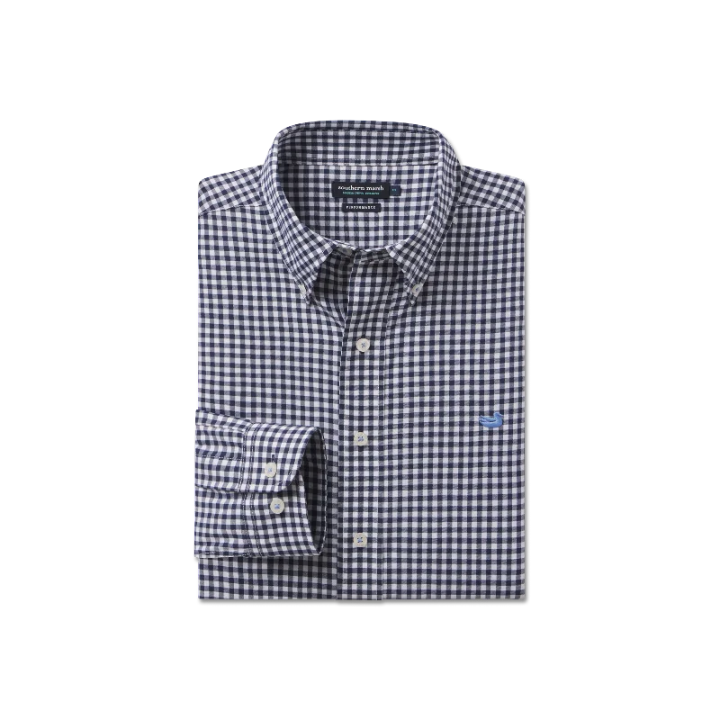 Navy Gingham