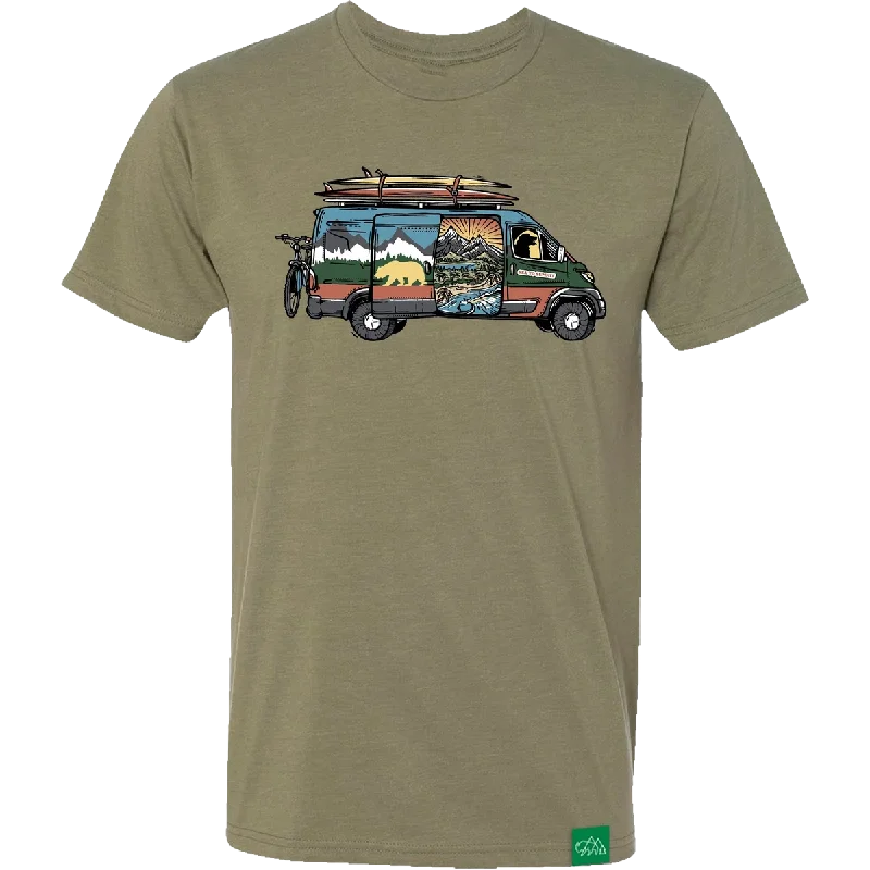 Men's Button - Down Oxford Casual Shirts in Crisp White for a Classic and Versatile StyleMen's Sea to Summit Tee