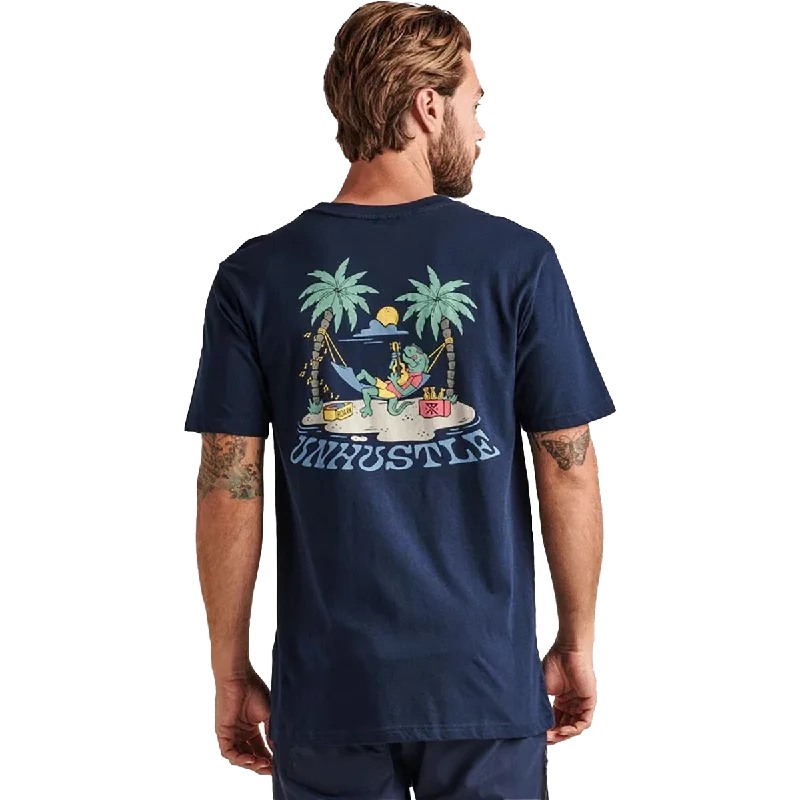 Men's Tailored Fit Checkered Casual Shirts in Multicolor for a Smart - Casual EnsembleMen's Unhustle Tee