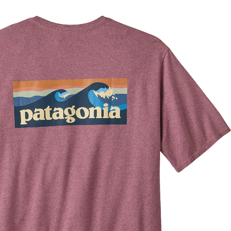 Men's Long - Line Oversized Casual Shirts in Dark Gray for a Relaxed and Modern LookMen's Boardshort Logo Responsibili-Tee