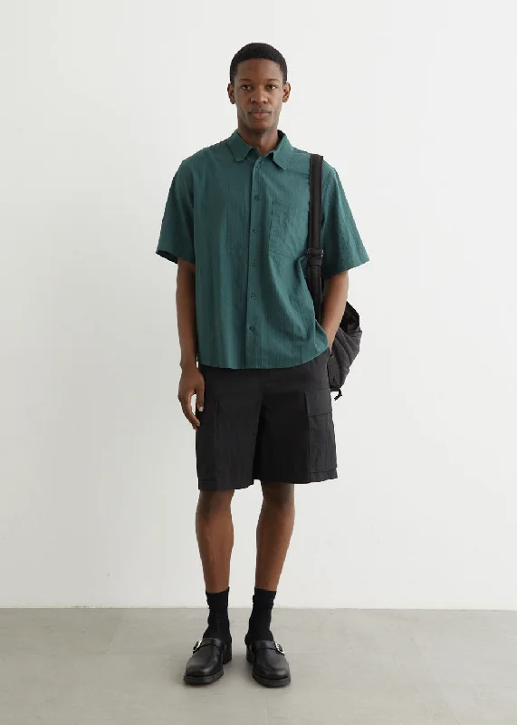 Men's color - block polo shirts with a bold fashion statementDoctrine Short Sleeve Relaxed Shirt