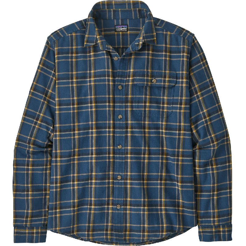 Men's Thermal - Lined Casual Shirts in Black for Added Warmth in Cold WeatherMen's Cotton in Conversion Lightweight Fjord Flannel Shirt