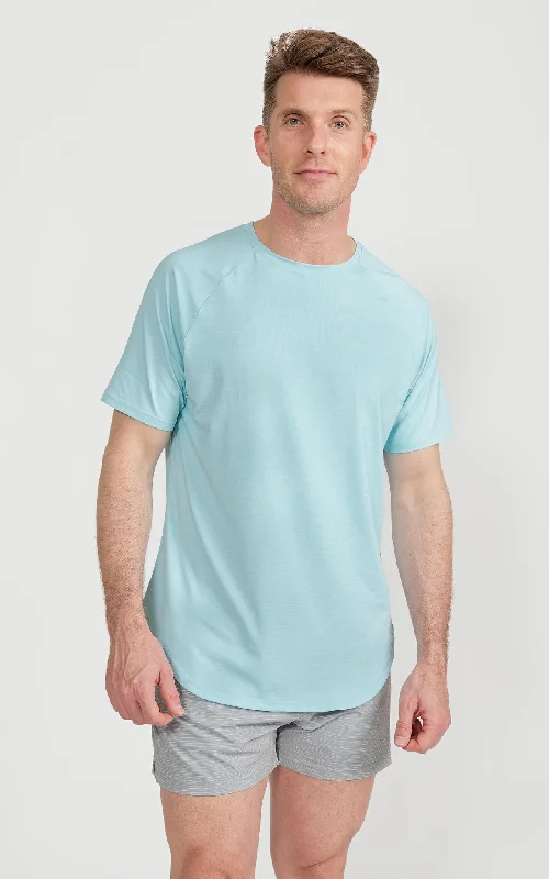 Men's Button - Down Oxford Casual Shirts in Crisp White for a Classic and Versatile StyleMen's Lux-Tech Shirt in Sea Angel