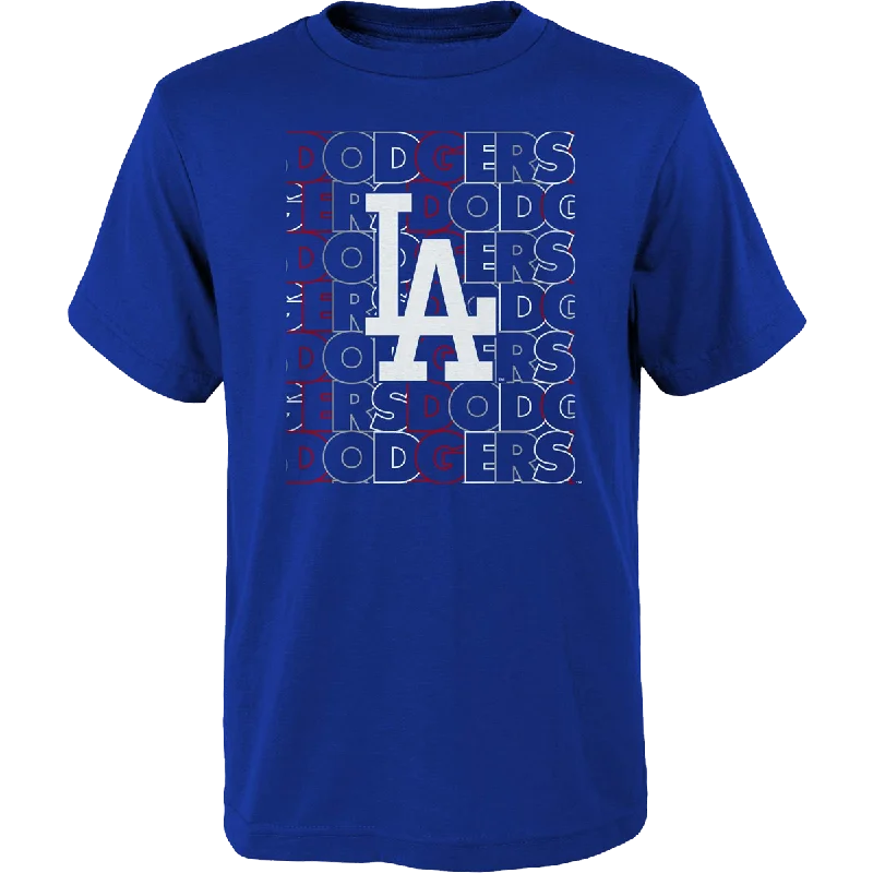 Men's Organic Cotton Casual Shirts with a Soft Handfeel for Everyday ComfortYouth Dodgers Letterman Tee