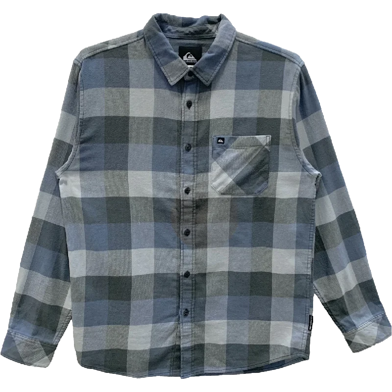 Men's Embroidered Detail Casual Shirts in Beige for a Touch of EleganceMen's Motherfly Flannel
