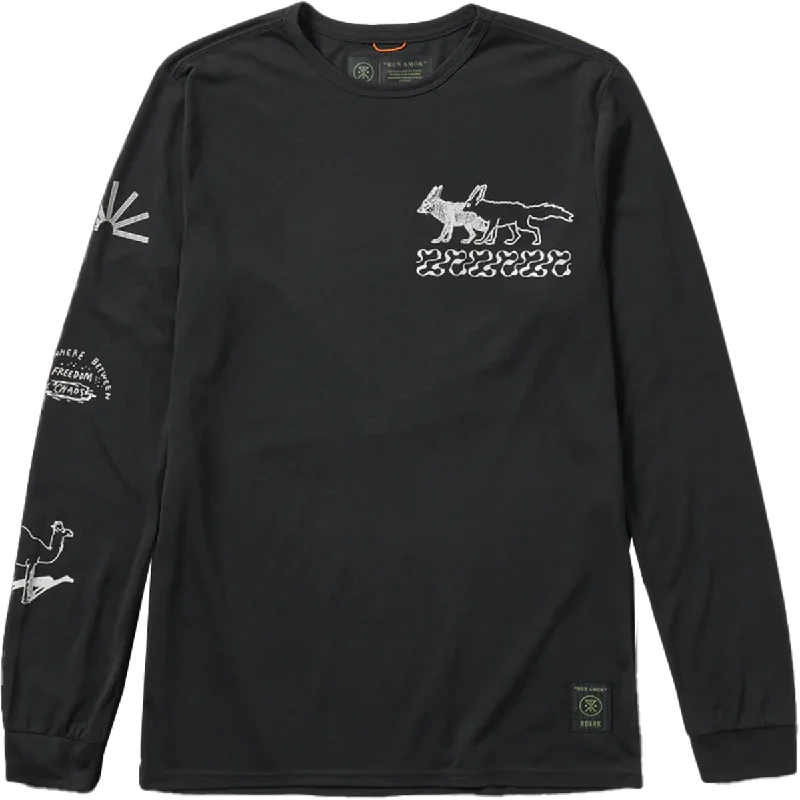 Men's Sustainable Recycled Material Casual Shirts for Eco - Conscious ConsumersMathis Freedom and Chaos Long Sleeve