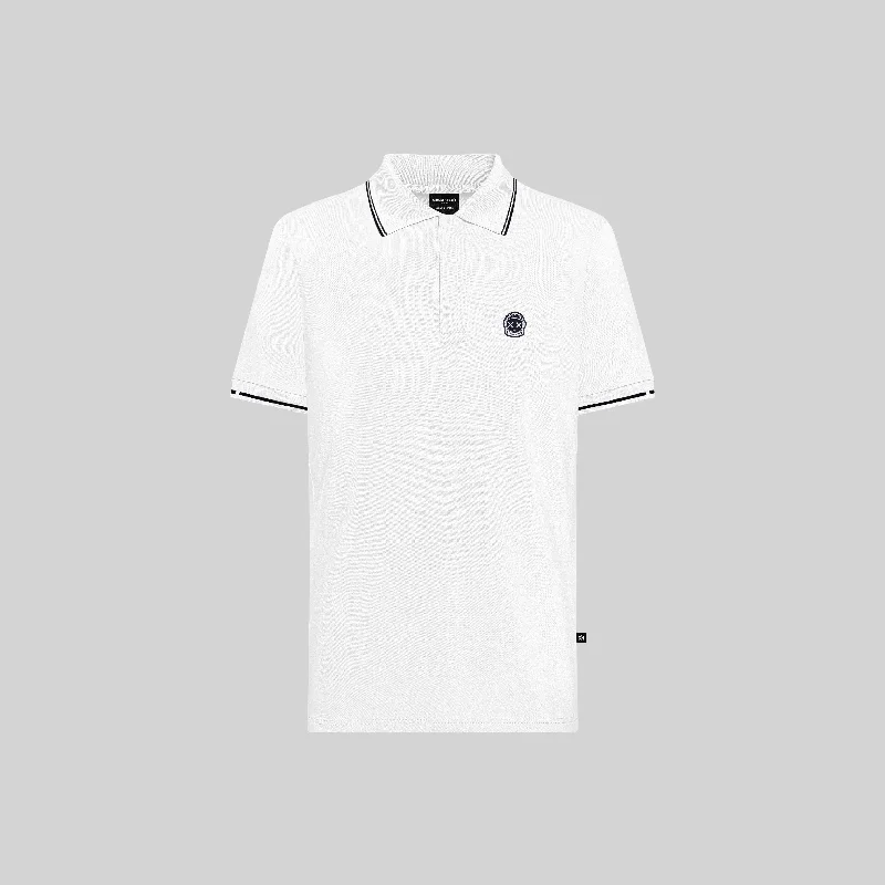 Men's lightweight performance polo shirts for tennis matchesVEYRONA POLO BOX WHITE
