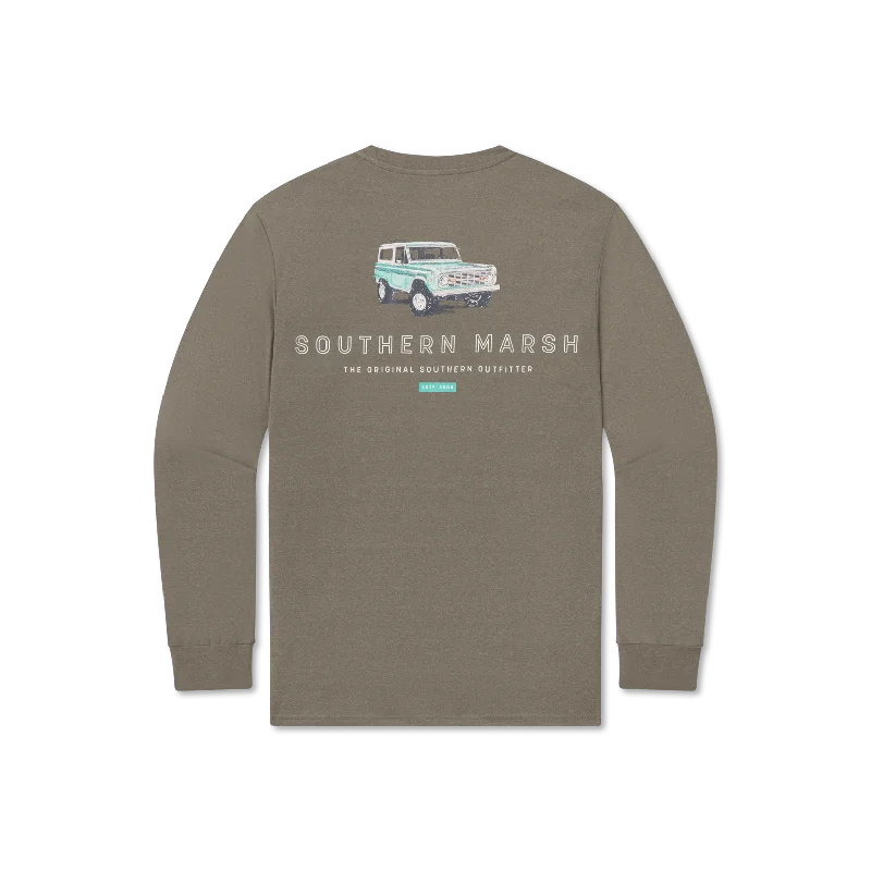 Men's Graphic - Printed Casual Shirts with Pop - Culture References for a Fun and Stylish LookFieldTec™ Featherlight Tee - Offroad Rodeo - Long Sleeve