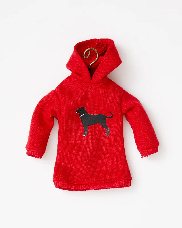 Men's Distressed Denim Casual Shirts with Frayed Edges for a Trendy and Rugged LookBlack Dog Classic Sweatshirt Ornament