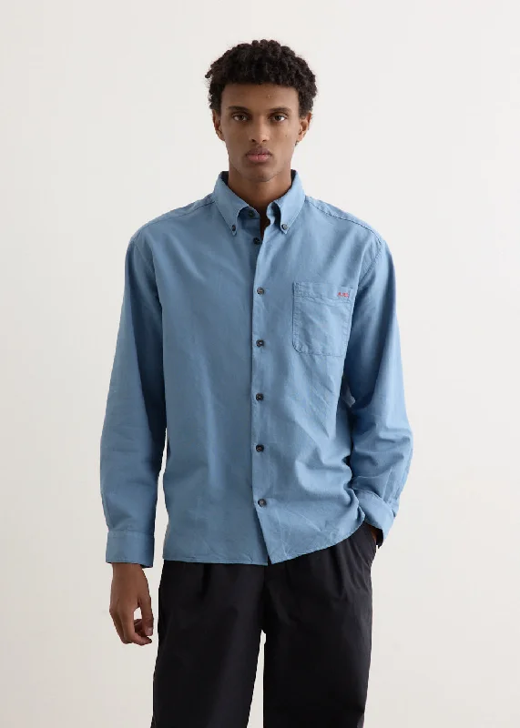 Men's two - tone stripe polo shirts with a preppy styleMateo Logo Shirt