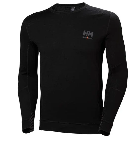 Men's Distressed Denim Casual Shirts with Frayed Edges for a Trendy and Rugged LookHelly Hansen Men's Lifa® Merino Long Sleeve Base Layer Crew Shirt