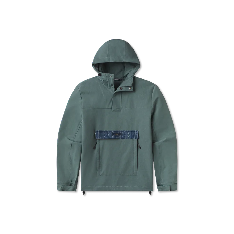 Men's Long - Line Oversized Casual Shirts in Dark Gray for a Relaxed and Modern LookMonsoon Marsupial Anorak