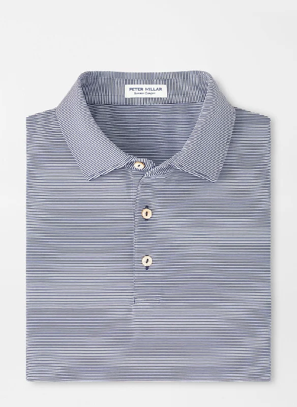 Men's high - collar polo shirts with a modern twistPeter Millar Jubilee Striped Polo