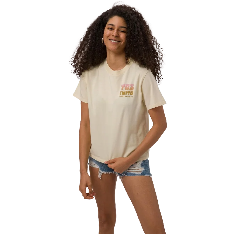 Men's Moisture - Wicking Performance Fabric Casual Shirts for Outdoor ActivitiesWomen's Yosemite Fawns Boxy Tee