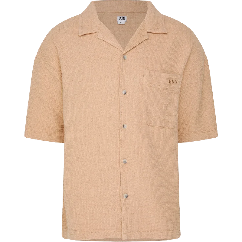 Men's Tailored Fit Checkered Casual Shirts in Multicolor for a Smart - Casual EnsembleBDG Waffle Shirt