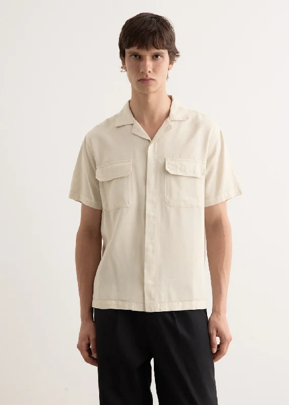 Men's ribbed cuffs and hem polo shirts for a textured lookGibson Pigment Dyed SS Shirt