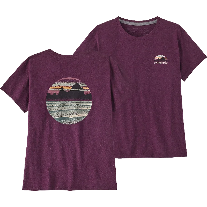 Men's Long - Line Oversized Casual Shirts in Dark Gray for a Relaxed and Modern LookWomen's Skyline Stencil Responsibili-Tee