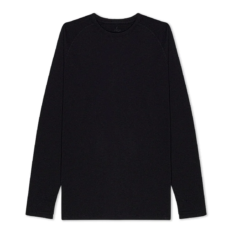 Men's Sustainable Recycled Material Casual Shirts for Eco - Conscious ConsumersMen's Aspect Midweight Merino Wool Base Layer Long Sleeve Shirt
