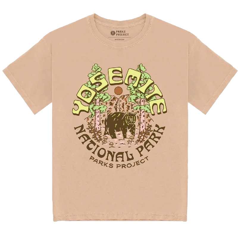 Men's Linen Blend Casual Shirts with Roll - Up Sleeves for a Summer Beach LookMen's Yosemite 90s Gift Shop Tee