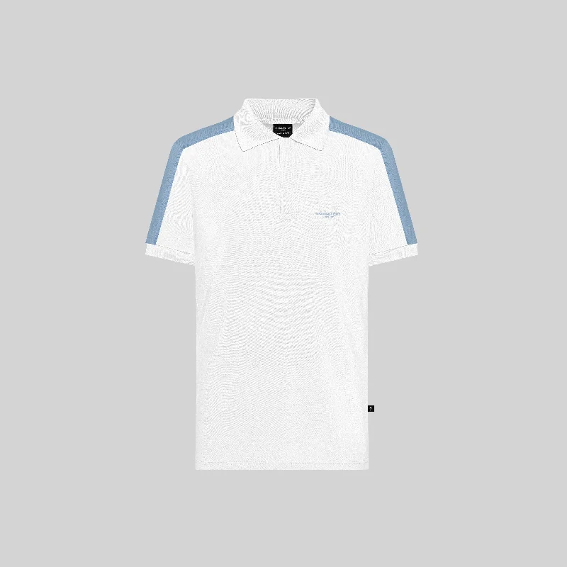 Men's vintage - inspired retro polo shirts with unique patternsMONACO POLO BOX WHITE