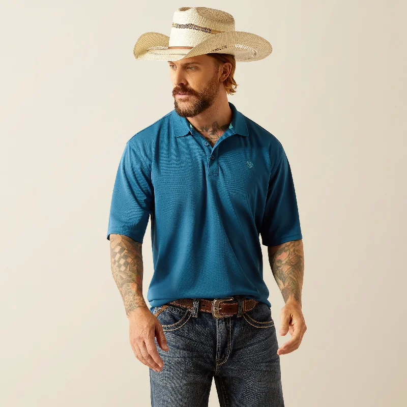 Men's formal - style silk blend polo shirts for special occasionsMen's Ariat Tek Polo Shirt #10055251