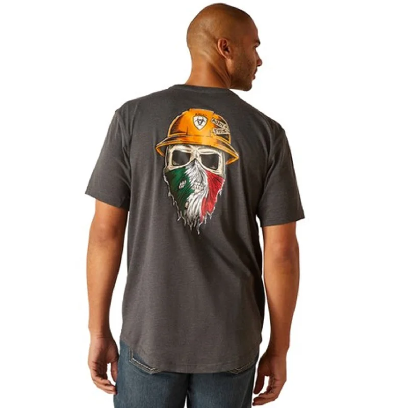 Men's Embroidered Detail Casual Shirts in Beige for a Touch of EleganceAriat Men's Rebar Workman Born For This Short Sleeve T-Shirt