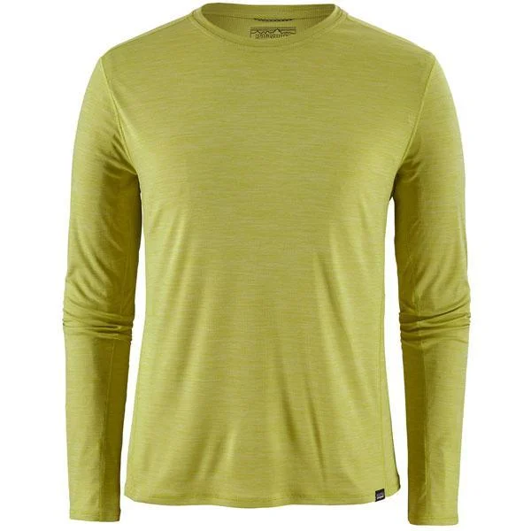 Men's Wrinkle - Resistant Polyester Blend Casual Shirts for Easy Travel and MaintenanceMen's Long-Sleeved Capilene Cool Lightweight Shirt