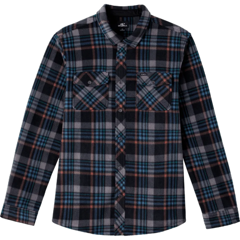 Men's Button - Down Oxford Casual Shirts in Crisp White for a Classic and Versatile StyleMen's Glacier Plaid Superfleece