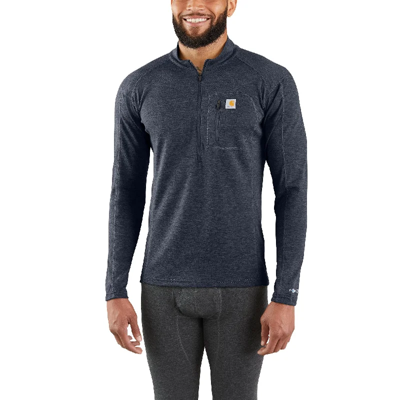 Men's Sustainable Recycled Material Casual Shirts for Eco - Conscious ConsumersCarhartt Men's Heavyweight Baselayer 1/4 Zip Shirt