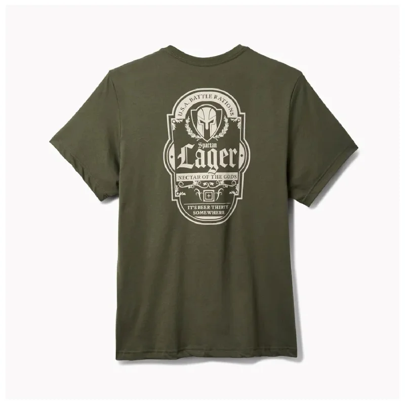 Plus Size Men's Striped Chambray Casual Shirts with a Spread Collar for a Preppy Appearance5.11 Tactical Men's Battle Rations Graphic Short Sleeve T-Shirt
