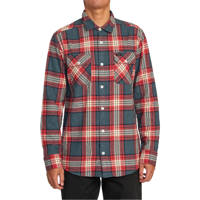 Men's Retro - Style Hawaiian Print Casual Shirts in Bold Patterns for a Tropical VacationMen's Thatll Work Flannel Long Sleeve Shirt