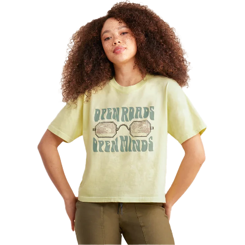 Men's Thermal - Lined Casual Shirts in Black for Added Warmth in Cold WeatherWomen's Open Roads Boxy Crop Tee