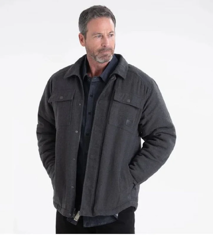 Men's Sustainable Recycled Material Casual Shirts for Eco - Conscious ConsumersThorogood Men's Merrill Heavyweight Berber-Lined Zip Shirt Jacket