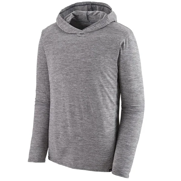 Men's Long - Line Oversized Casual Shirts in Dark Gray for a Relaxed and Modern LookMen's Capilene Cool Daily Hoody