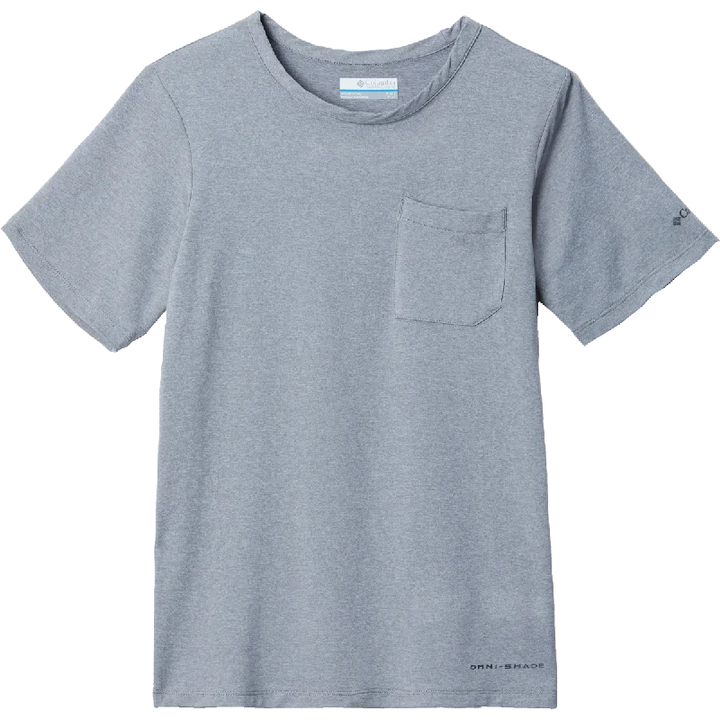 Men's Sustainable Recycled Material Casual Shirts for Eco - Conscious ConsumersYouth Tech Trail Short Sleeve Tee