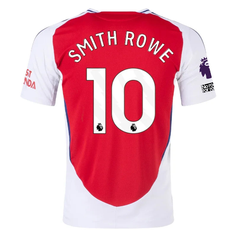 Men's Throwback Tennis Jerseys Inspired by Iconic Matches and Playersadidas Arsenal Authentic Emile Smith Rowe Home Jersey w/ EPL + No Room For Racism Patches 24/25 (Better Scarlet/White)