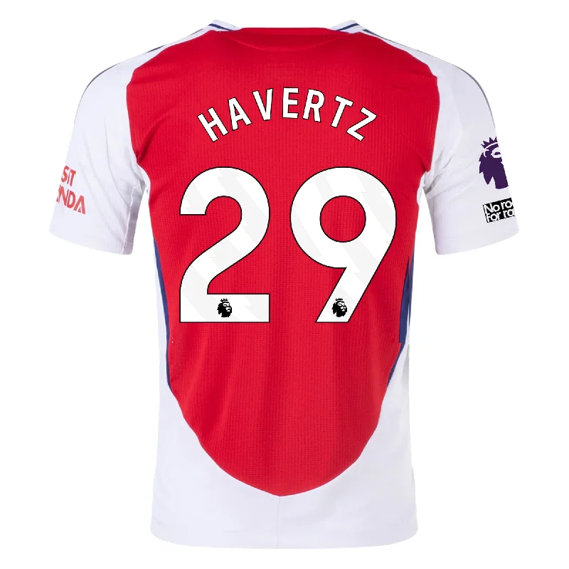 Men's Moisture - Wicking Lacrosse Jerseys with Mesh Panels for Optimal Performance on the Fieldadidas Arsenal Authentic Kai Havertz Home Jersey w/ EPL + No Room For Racism Patches 24/25 (Better Scarlet/White)