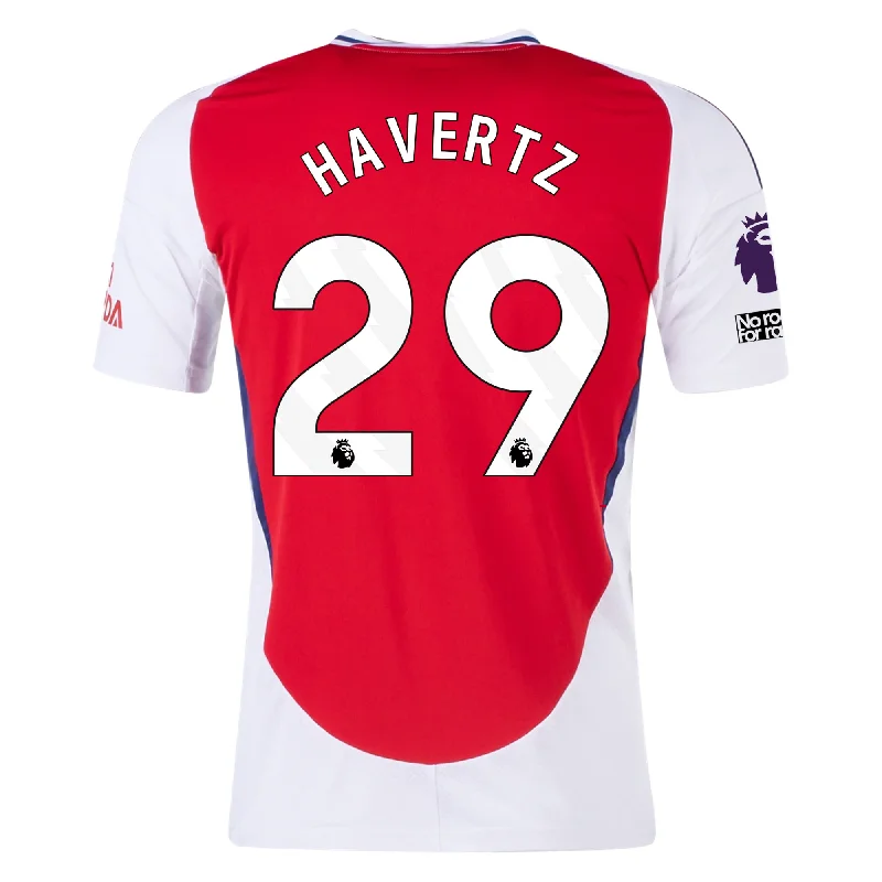 Men's Breathable Polyester Running Jerseys in Bright Neon Colors for High - Visibility Workoutsadidas Arsenal Kai Havertz Home Jersey w/ EPL + No Room For Racism Patches 24/25 (Better Scarlet/White)