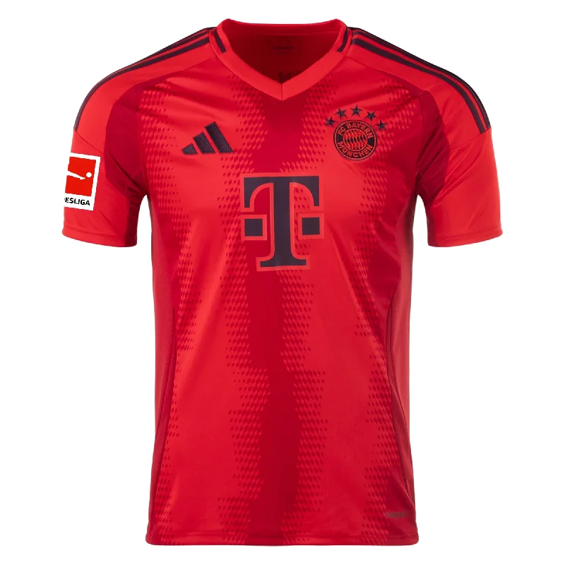 Men's Retro Hockey Jerseys with Classic Stripes and Logos for a Nostalgic Hockey Aestheticadidas Bayern Munich Home Jersey w/ Bundesliga Patch 24/25 (Red/Black)