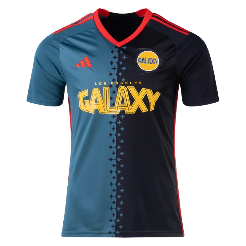 Men's Basketball Jerseys in Sleeveless Design for Enhanced Mobility on the Courtadidas LA Galaxy Third Jersey 24/25 (Black/Virdia)