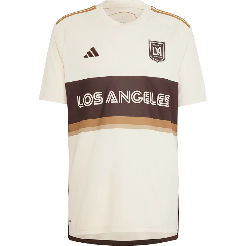 Men's Basketball Jerseys in Sleeveless Design for Enhanced Mobility on the Courtadidas LAFC Third Jersey 24/25 (Linen/Dark Brown)