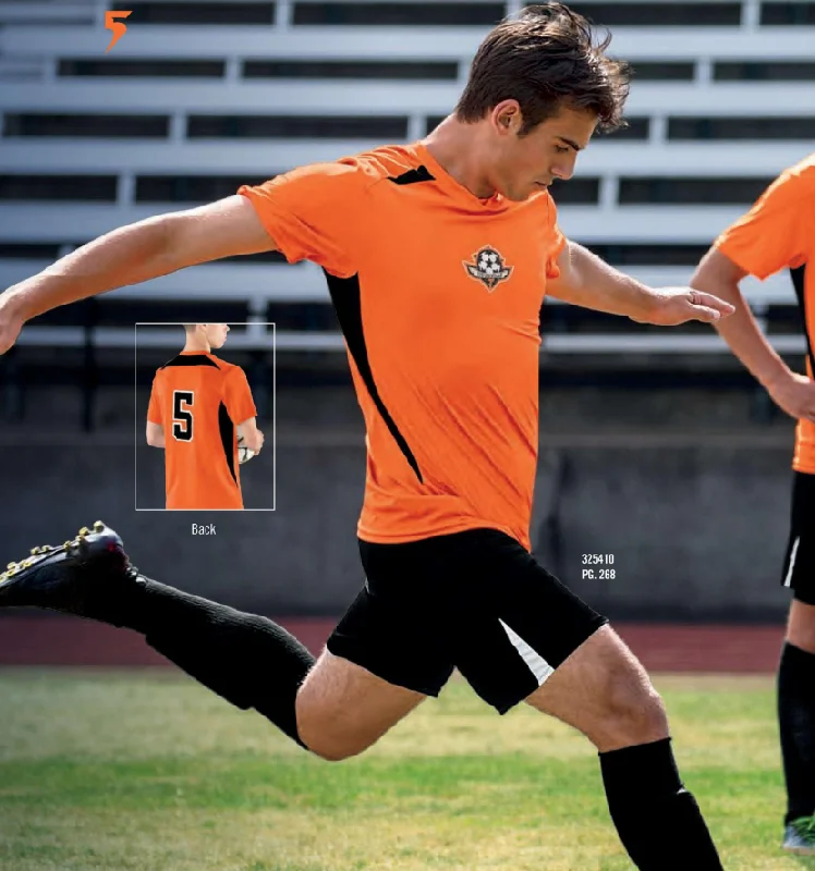 Men's Breathable Polyester Running Jerseys in Bright Neon Colors for High - Visibility WorkoutsAugusta Hawk Evolution Jersey