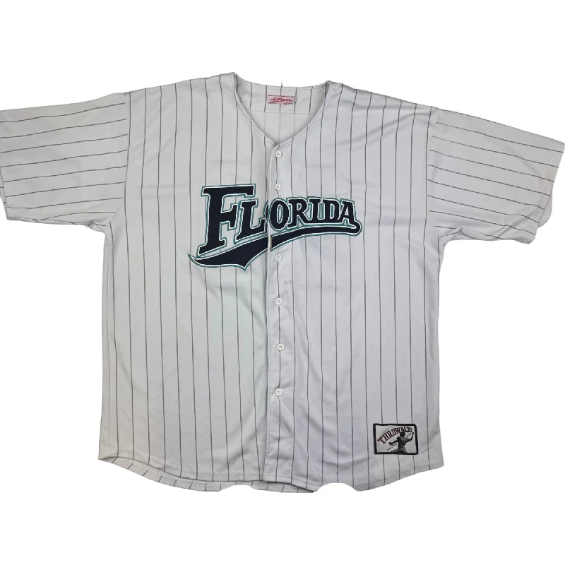 Men's Authentic Soccer Jerseys of National Teams for International Football EventsAuthentic Throwbacks Ballpark Edition Florida Baseball Jersey
