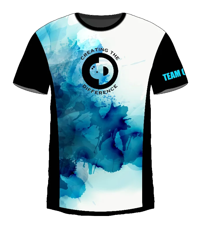 Men's Custom - Printed Baseball Jerseys with Player Names and Numbers for Personalized StyleBlack Watercolor Jersey