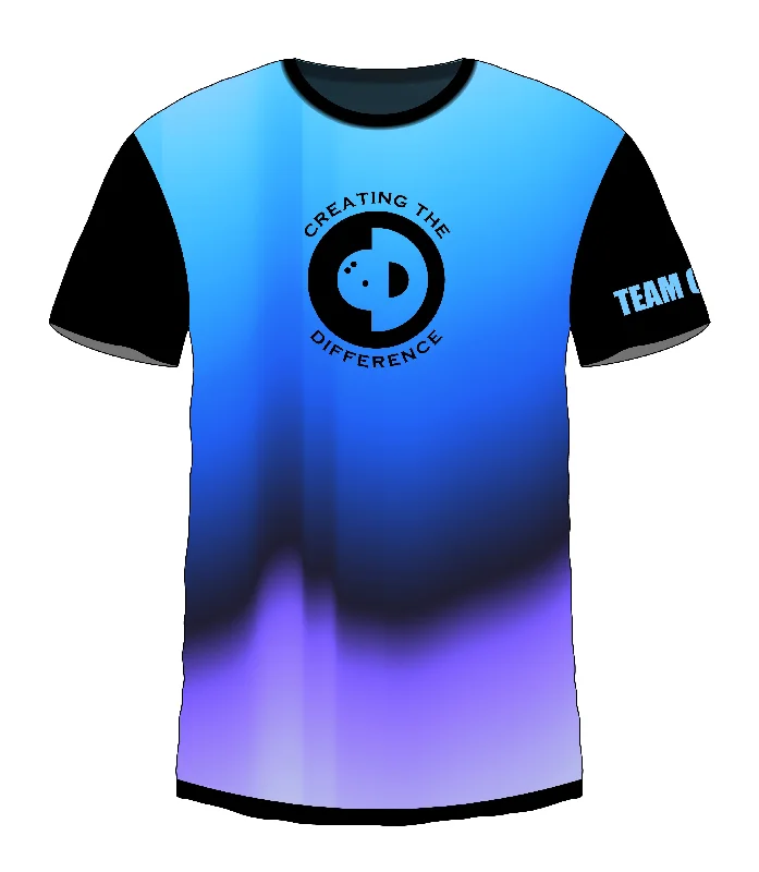 Men's Sustainable Organic Cotton Rugby Jerseys for Eco - Conscious Sports EnthusiastsBlurry Blue Jersey