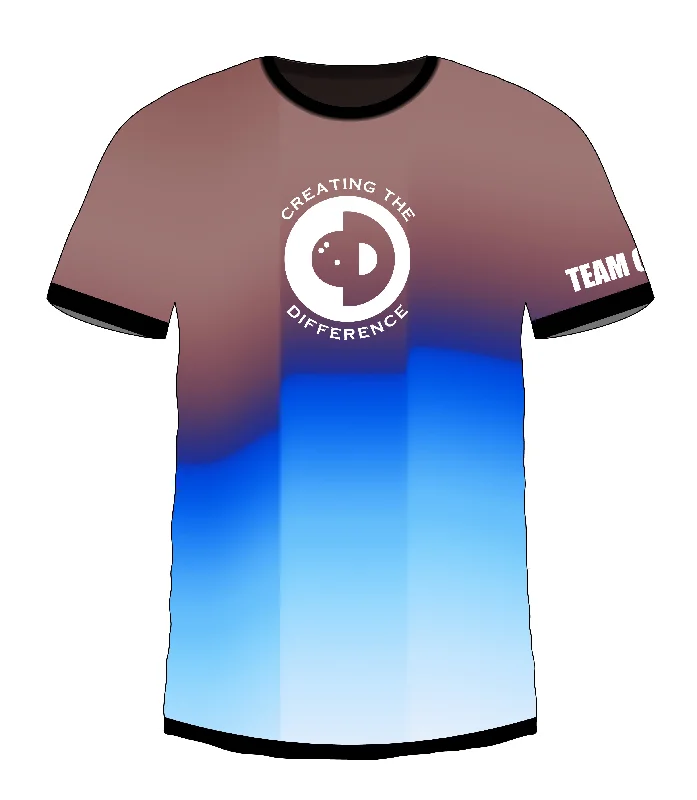 Men's Moisture - Wicking Golf Jerseys with UV Protection for Comfortable Rounds on the CourseBlurry Brown White Jersey